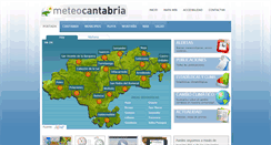 Desktop Screenshot of meteocantabria.es