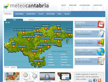 Tablet Screenshot of meteocantabria.es